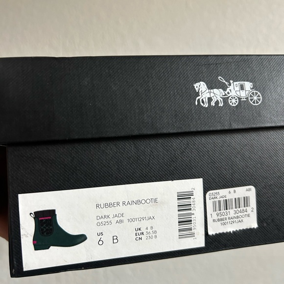 Coach rain boots - Picture 3 of 3
